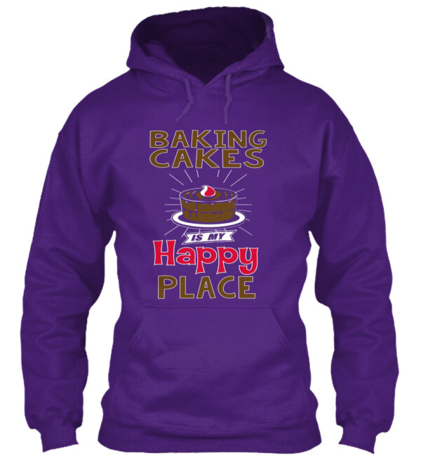 Baking Cakes Is My Happy Place Shirt