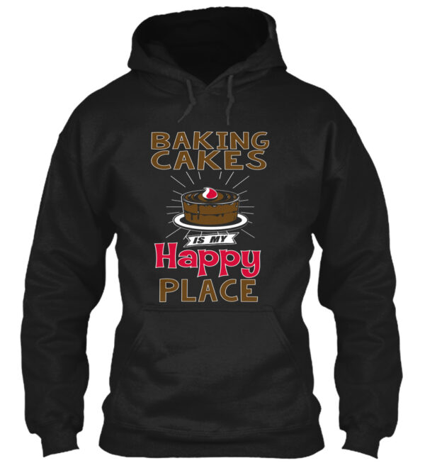 Baking Cakes Is My Happy Place Shirt - Image 3