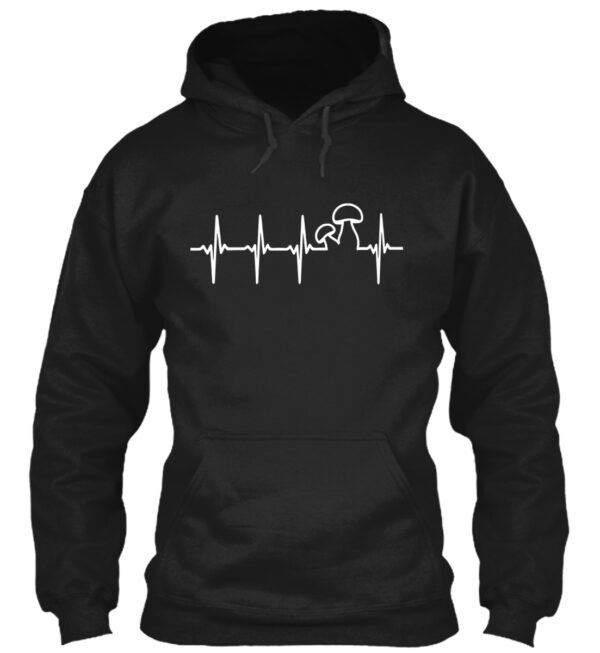 Mushroom Hunting Heartbeat Hunting Shirt
