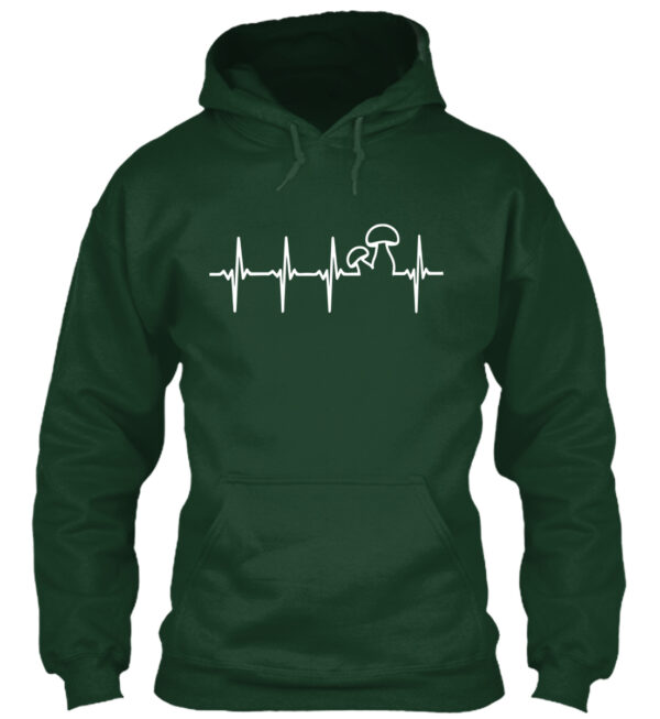 Mushroom Hunting Heartbeat Hunting Shirt - Image 2