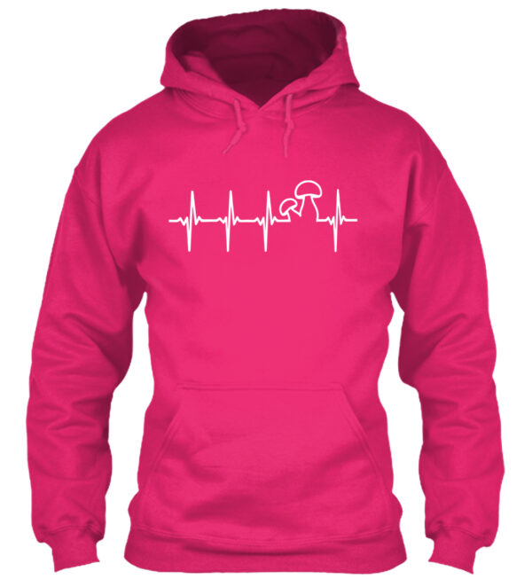 Mushroom Hunting Heartbeat Hunting Shirt - Image 3