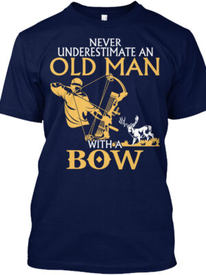 Old Man With A Bow Shirt