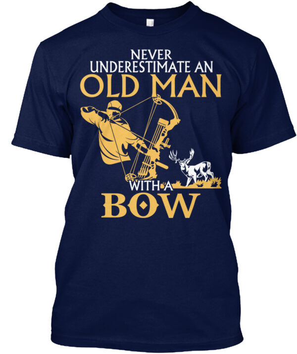 Old Man With A Bow Shirt