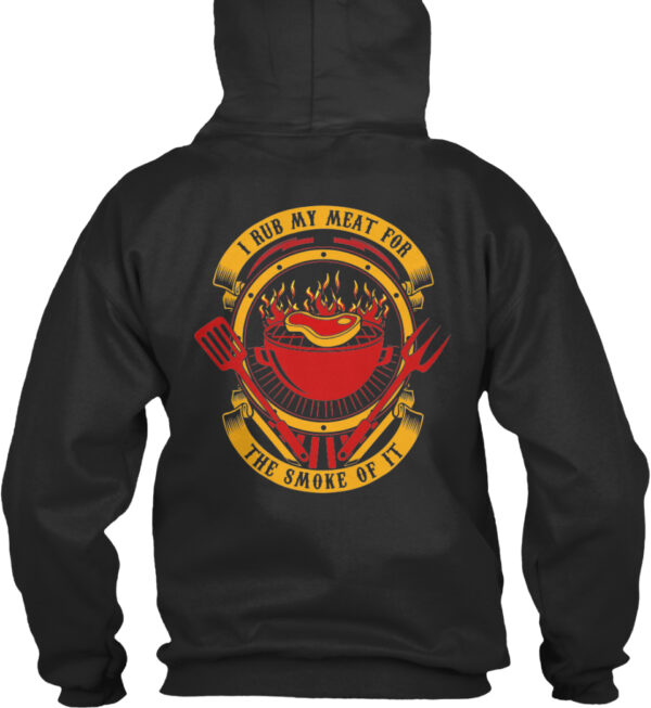 Rub My Meat  Smoke Of It Shirt - Image 4