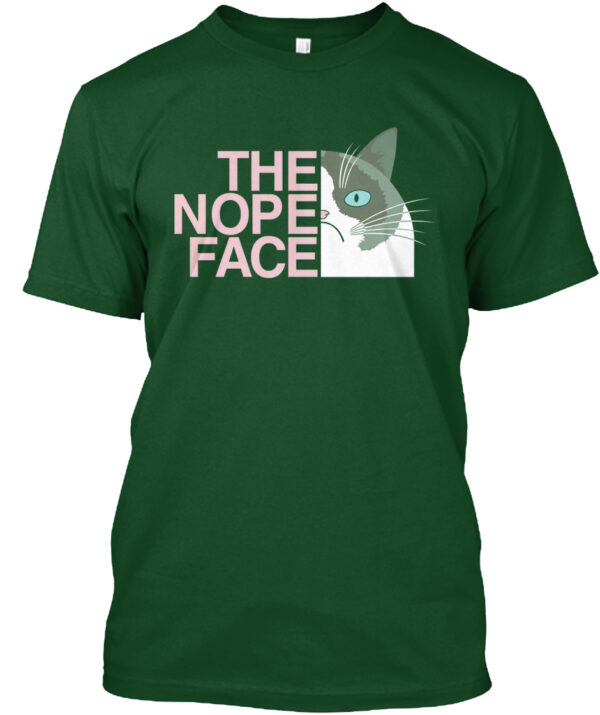 The Nope Face Cat Shirt - Image 2