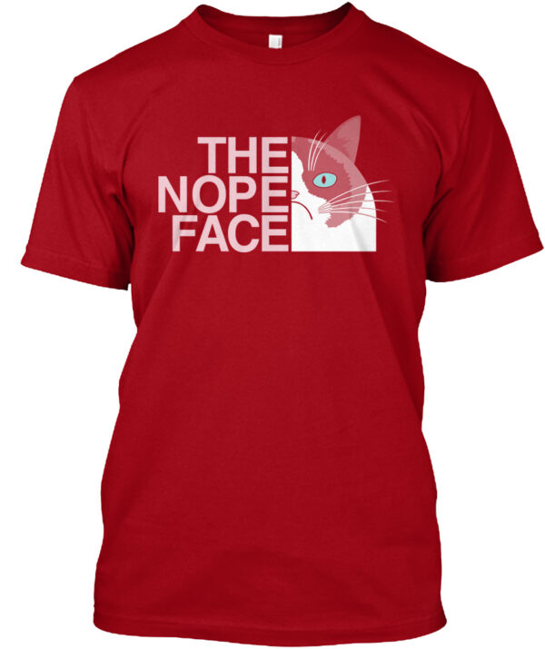 The Nope Face Cat Shirt - Image 3