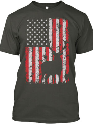 Vintage America Flag And Hunting Shirt